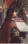 Domenicho Ghirlandaio Details of Bestatigung der Ordensregel der Franziskaner oil painting on canvas